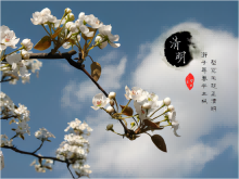 梨花風(fēng)起正清明,游子尋春半出城